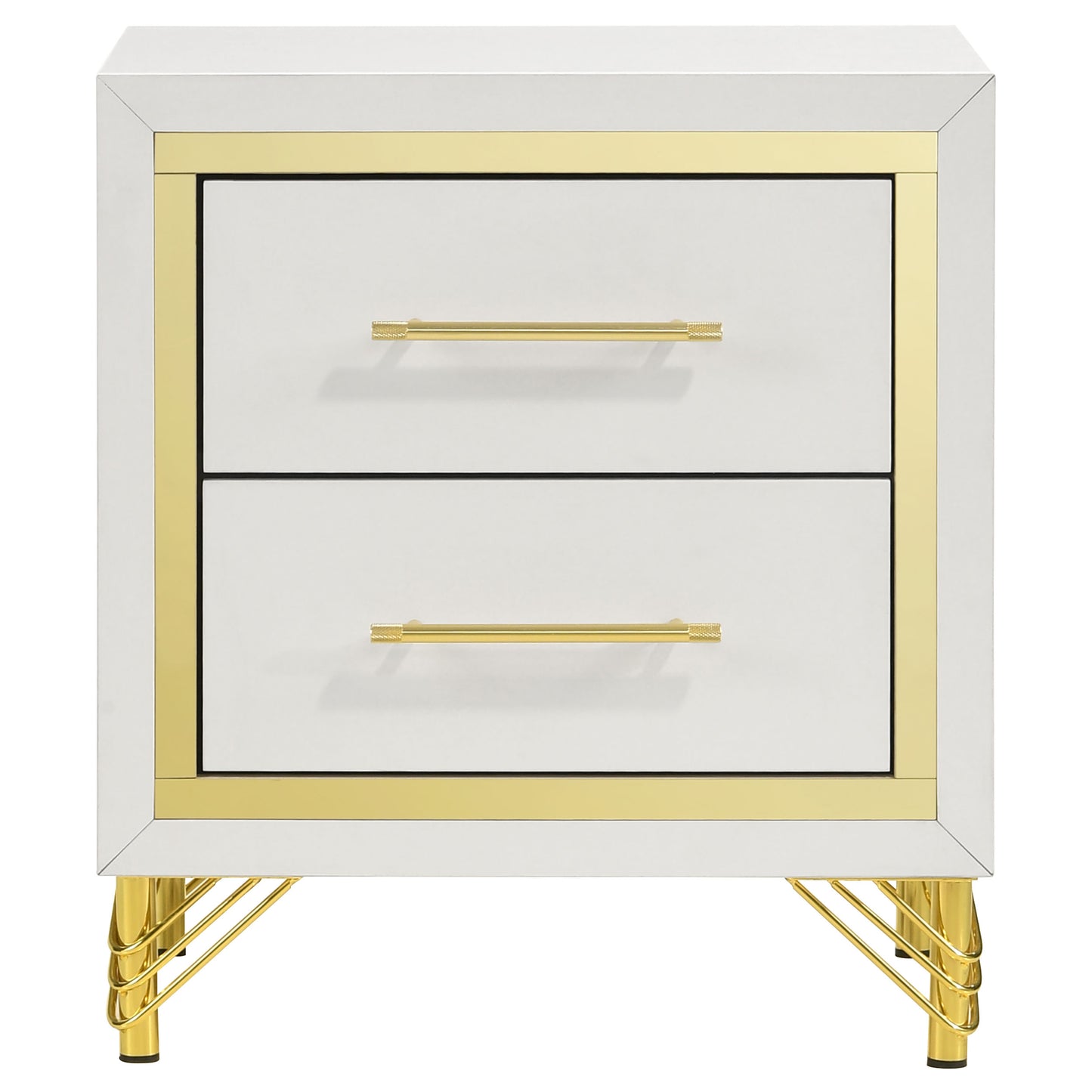 Lucia 3-piece Queen Bedroom Set Beige and White