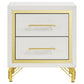 Lucia 3-piece Queen Bedroom Set Beige and White