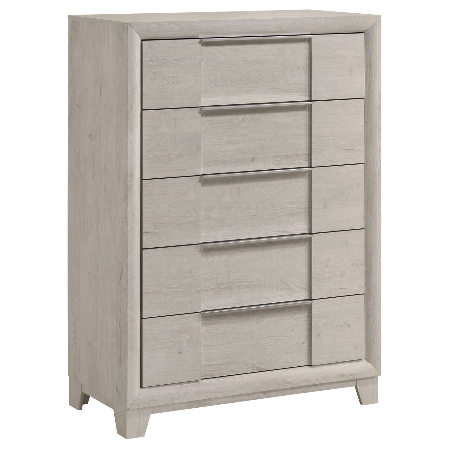 Farre 5-piece Eastern King Bedroom Set Washed Grey