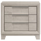 Farre 2-drawer Nightstand Bedside Table Washed Grey