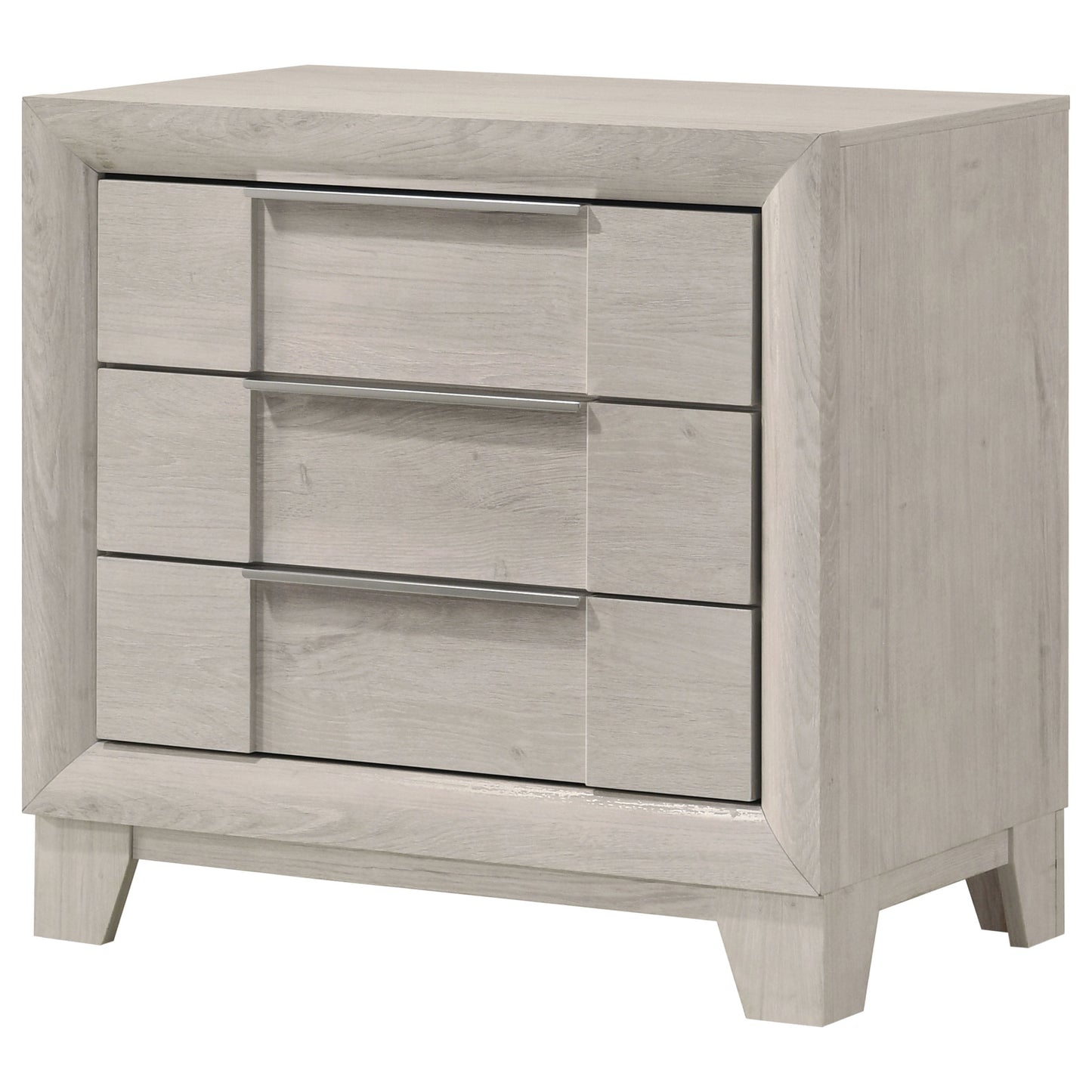 Farre 2-drawer Nightstand Bedside Table Washed Grey