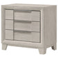 Farre 2-drawer Nightstand Bedside Table Washed Grey