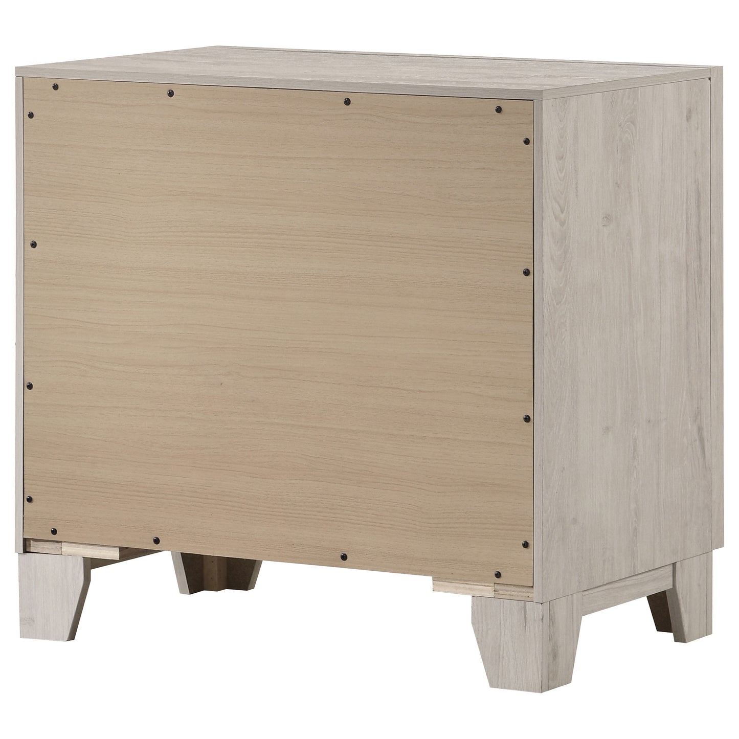 Farre 2-drawer Nightstand Bedside Table Washed Grey