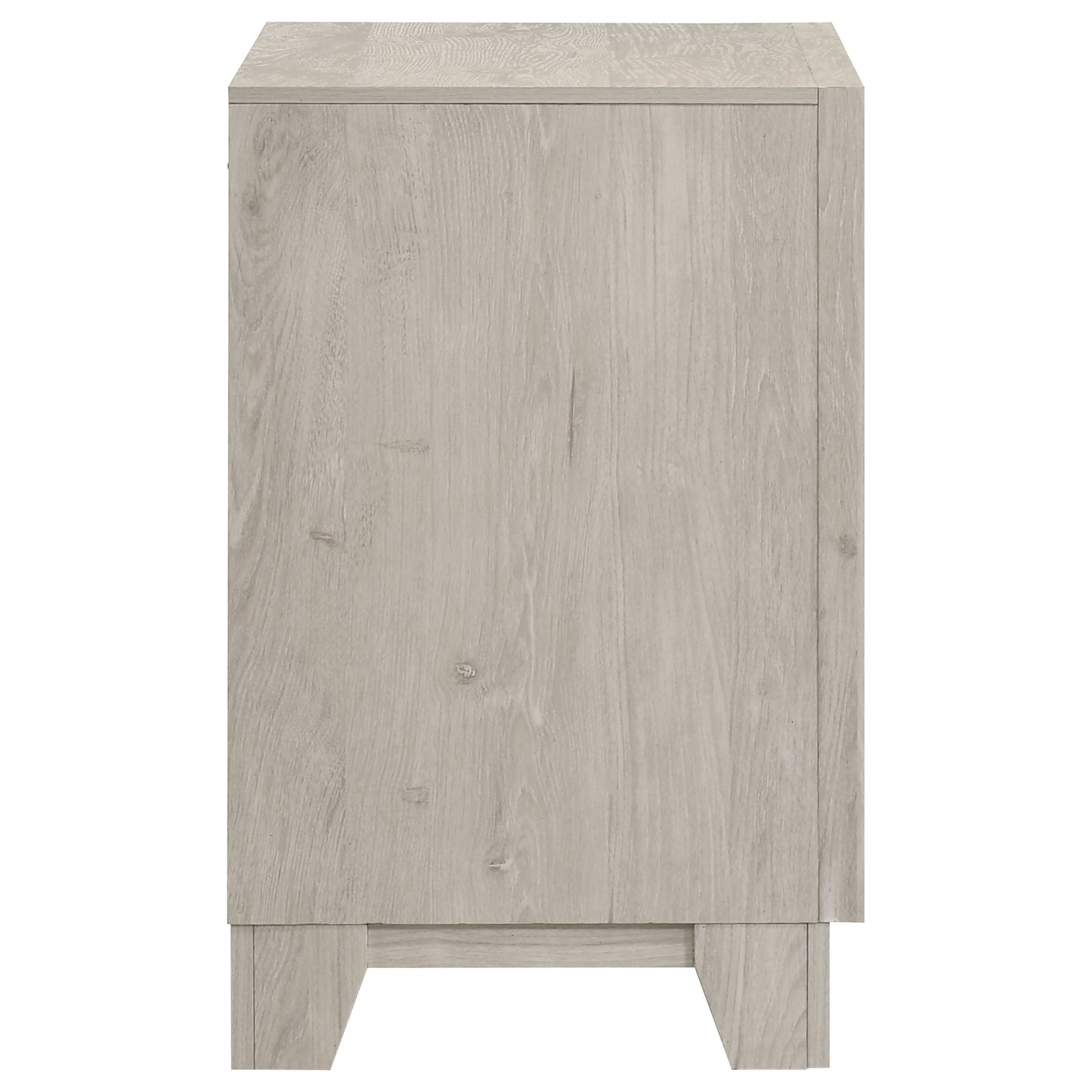Farre 2-drawer Nightstand Bedside Table Washed Grey