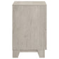 Farre 2-drawer Nightstand Bedside Table Washed Grey