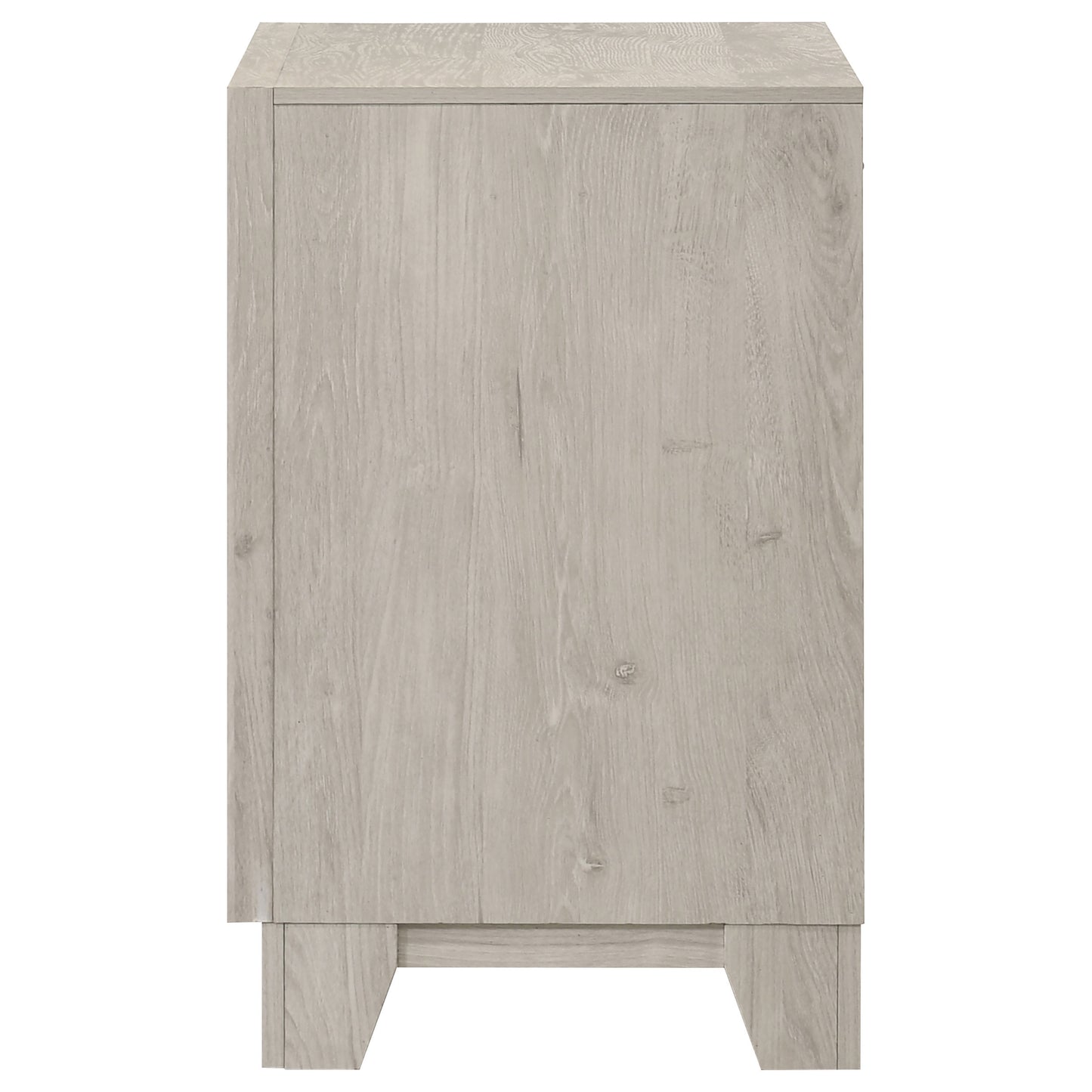 Farre 2-drawer Nightstand Bedside Table Washed Grey