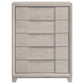 Farre 5-drawer Chest of Drawers Washed Grey