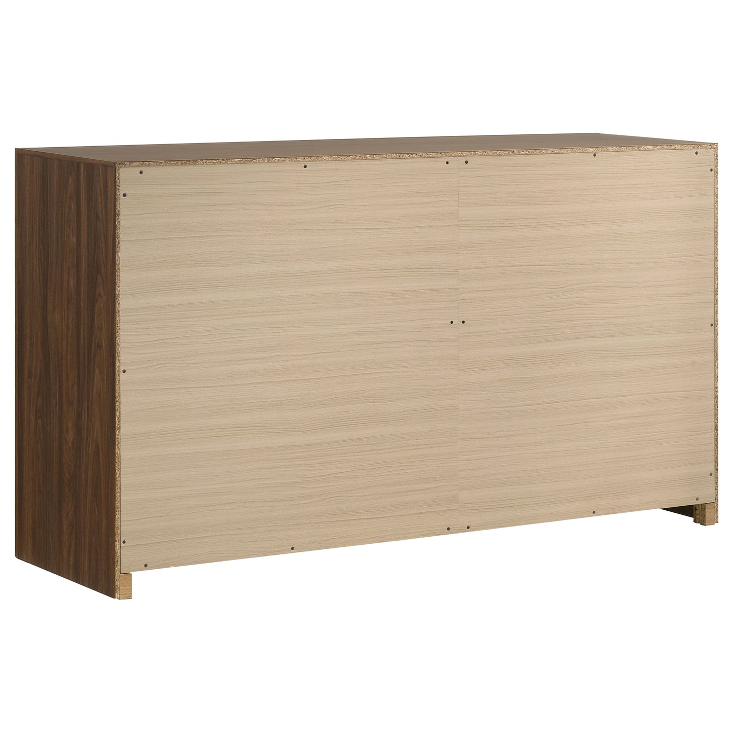 Etienne 6-drawer Bedroom Dresser Walnut