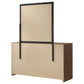 Etienne 6-drawer Dresser with Mirror Walnut