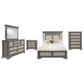 Cresswell 5-piece Eastern King Storage Bedroom Set Weathered Taupe