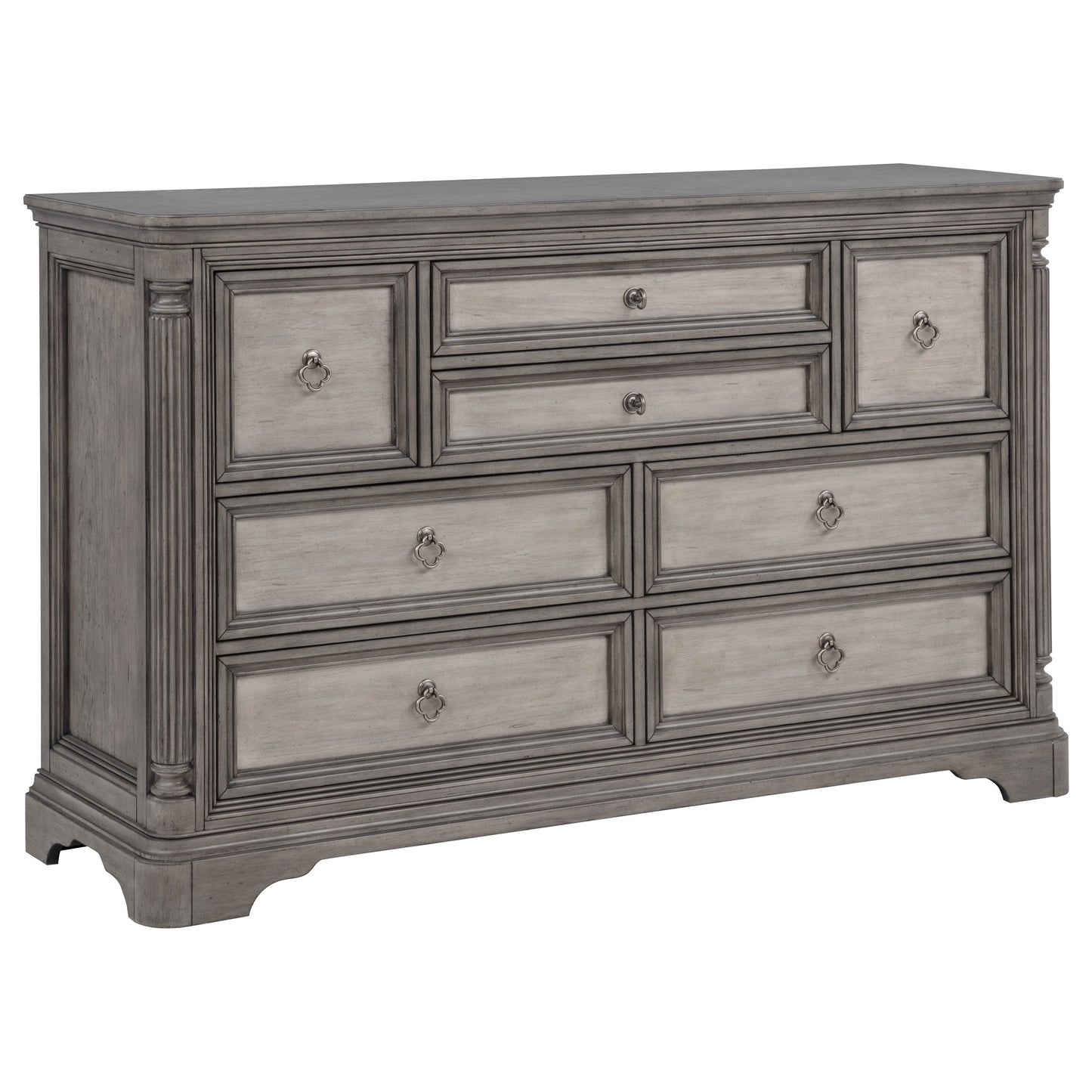 Cresswell 5-piece Eastern King Storage Bedroom Set Weathered Taupe