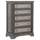 Cresswell 5-piece Eastern King Storage Bedroom Set Weathered Taupe