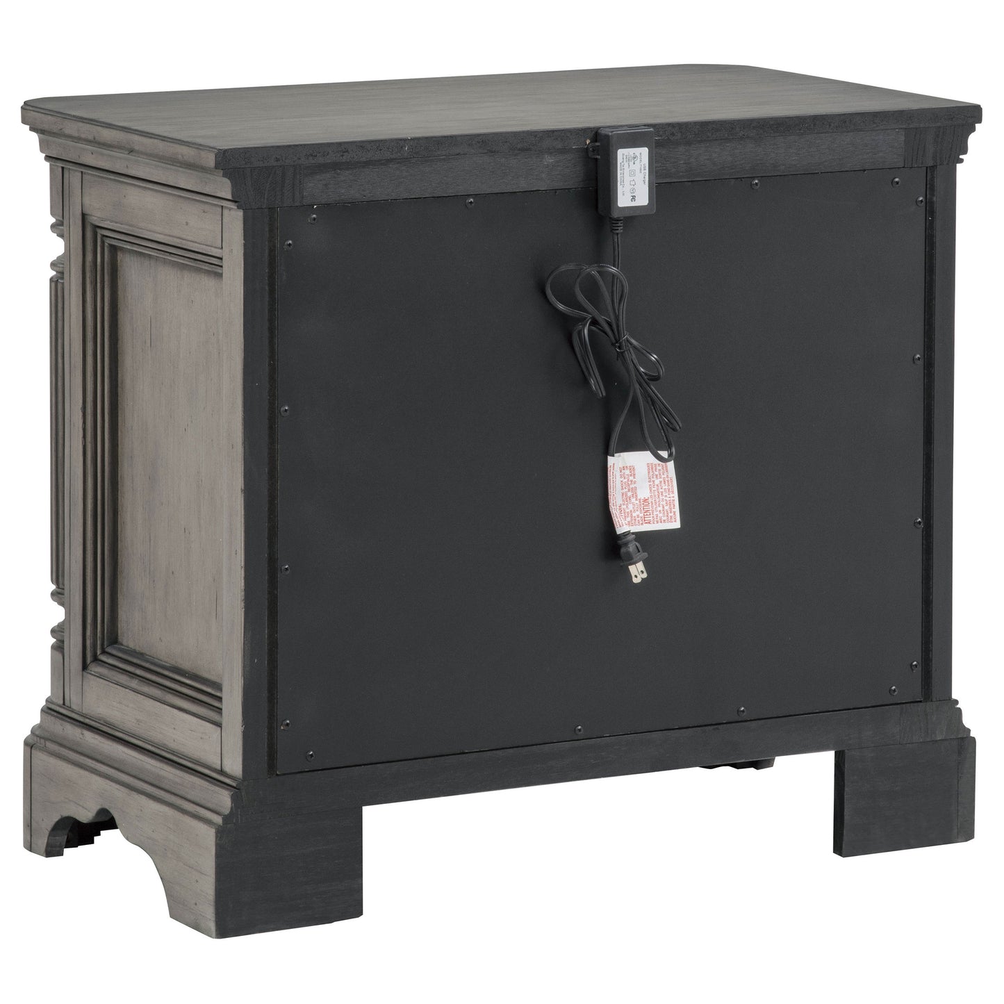 Cresswell 4-piece Queen Storage Bedroom Set Weathered Taupe