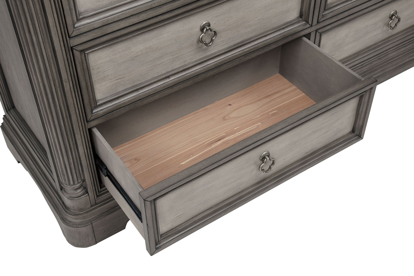 Cresswell 4-piece Queen Storage Bedroom Set Weathered Taupe