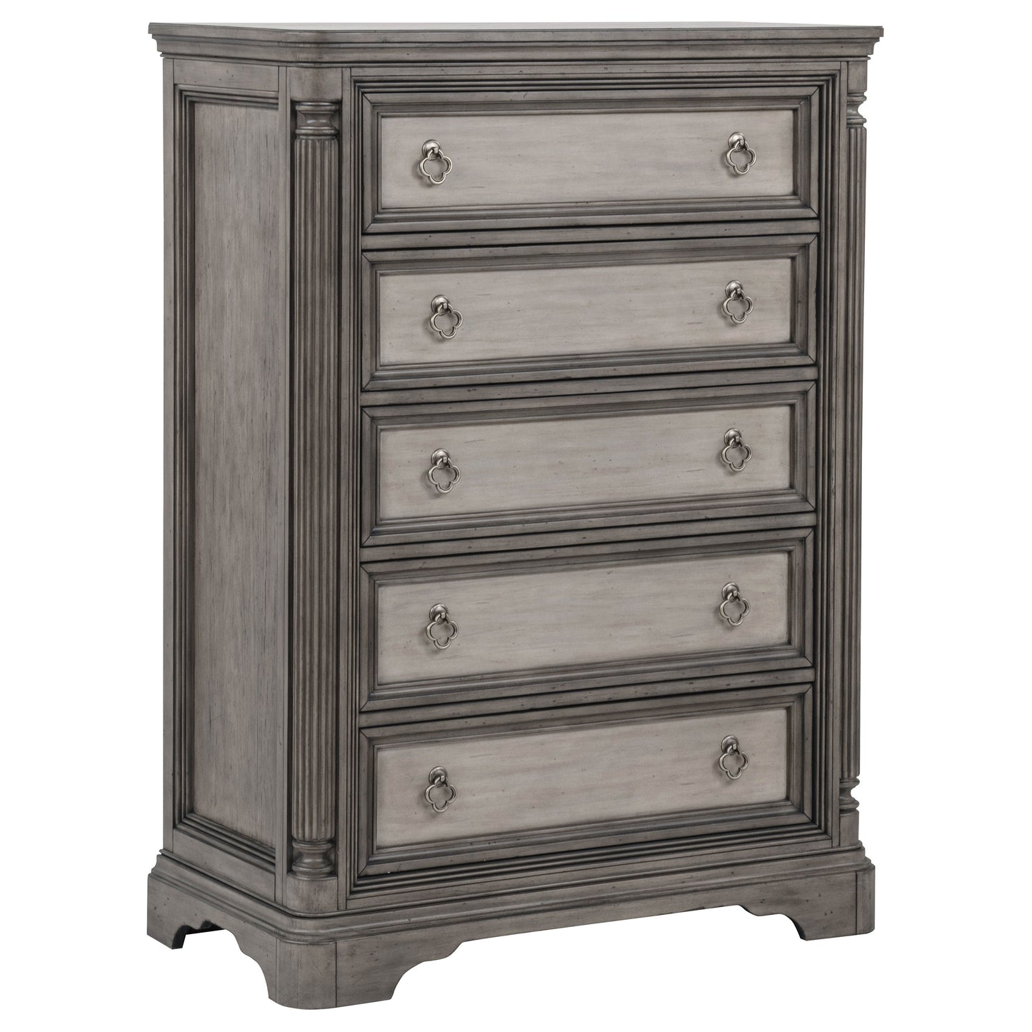 Cresswell 5-piece Queen Storage Bedroom Set Weathered Taupe
