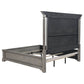 Cresswell Eastern King Upholstered Panel Bed Weathered Taupe