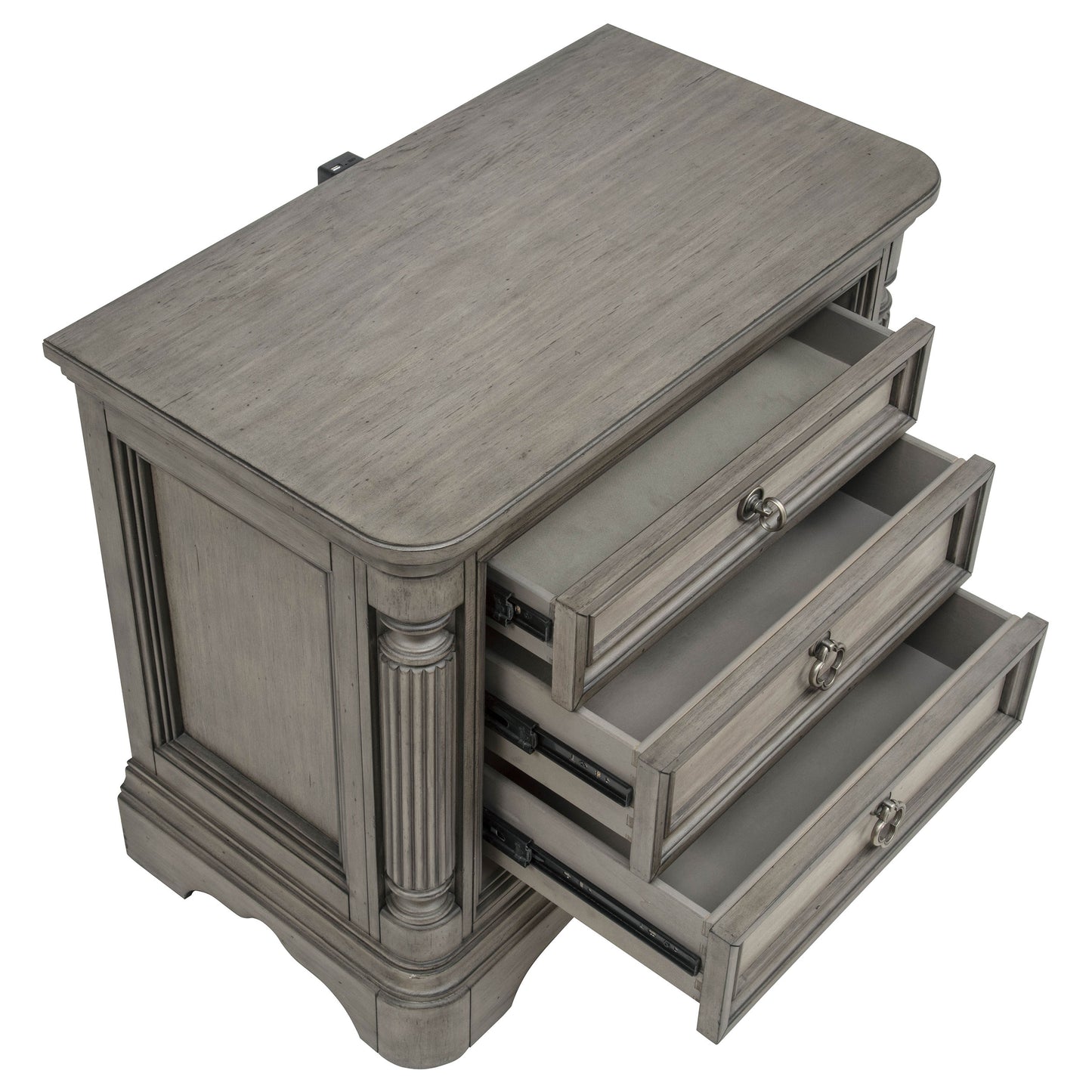 Cresswell 4-piece Eastern King Bedroom Set Weathered Taupe