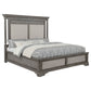 Cresswell California King Panel Bed Weathered Taupe