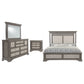 Cresswell 4-piece California King Bedroom Set Taupe