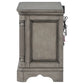 Cresswell 3-drawer Nightstand Bedside Table Weathered Taupe
