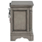 Cresswell 3-drawer Nightstand Bedside Table Weathered Taupe