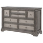 Cresswell 8-drawer Bedroom Dresser Weathered Taupe