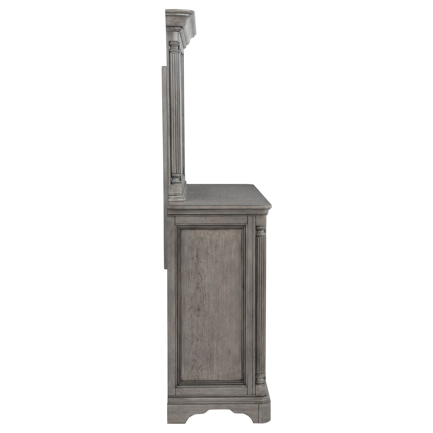 Cresswell 8-drawer Dresser with Mirror Weathered Taupe