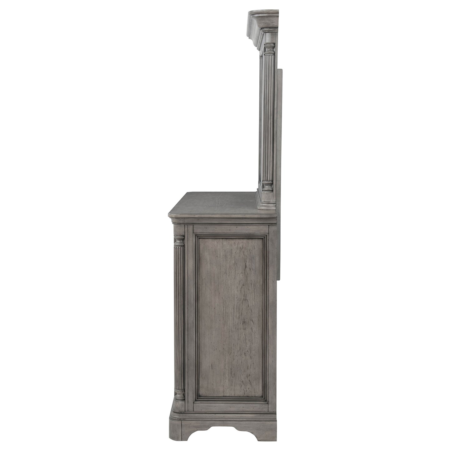Cresswell 8-drawer Dresser with Mirror Weathered Taupe