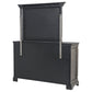 Cresswell 8-drawer Dresser with Mirror Weathered Taupe