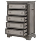 Cresswell 5-drawer Chest of Drawers Weathered Taupe