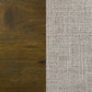 Doherty Queen Linen Upholstered Panel Bed Rustic Brown