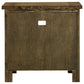 Doherty 1-drawer Nightstand Bedside Table Rustic Brown