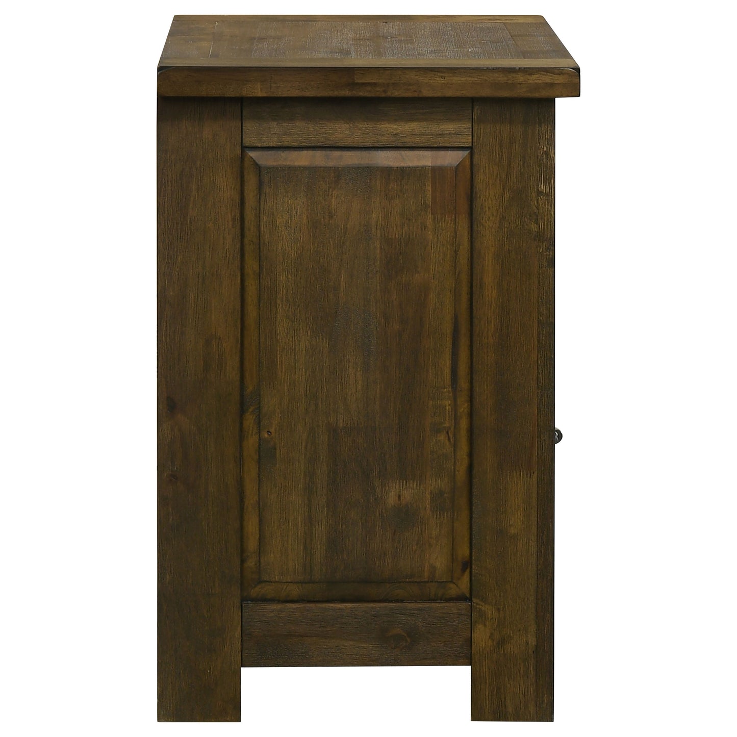 Doherty 1-drawer Nightstand Bedside Table Rustic Brown