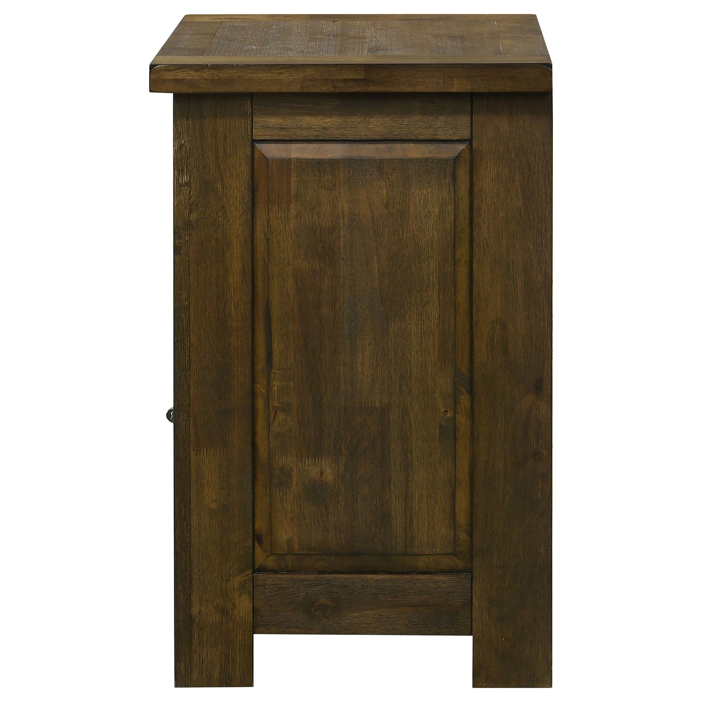 Doherty 1-drawer Nightstand Bedside Table Rustic Brown