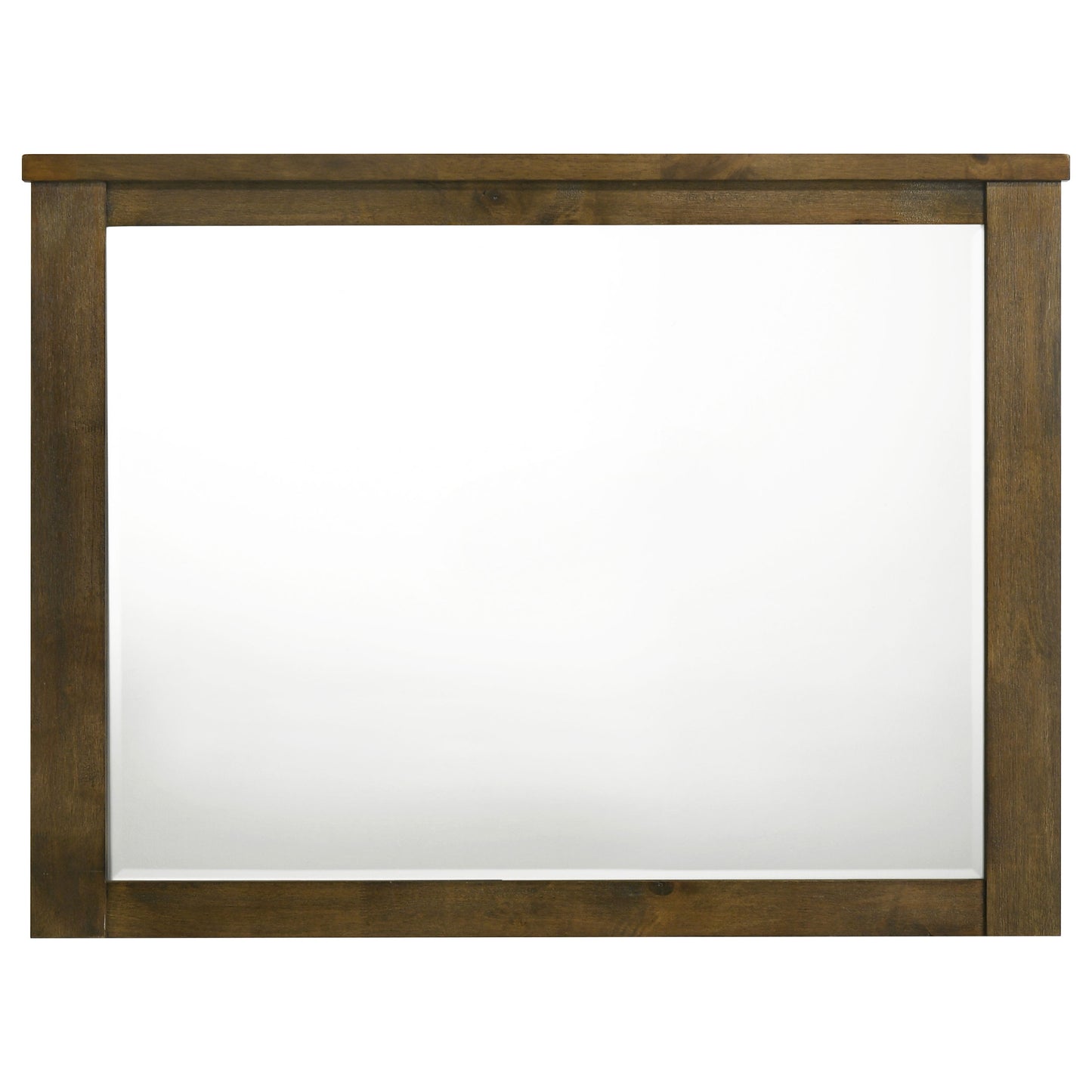 Doherty Rectangular Dresser Mirror Rustic Brown