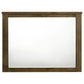 Doherty Rectangular Dresser Mirror Rustic Brown