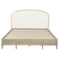 Lucaire Queen Upholstered Panel Bed Sandstone