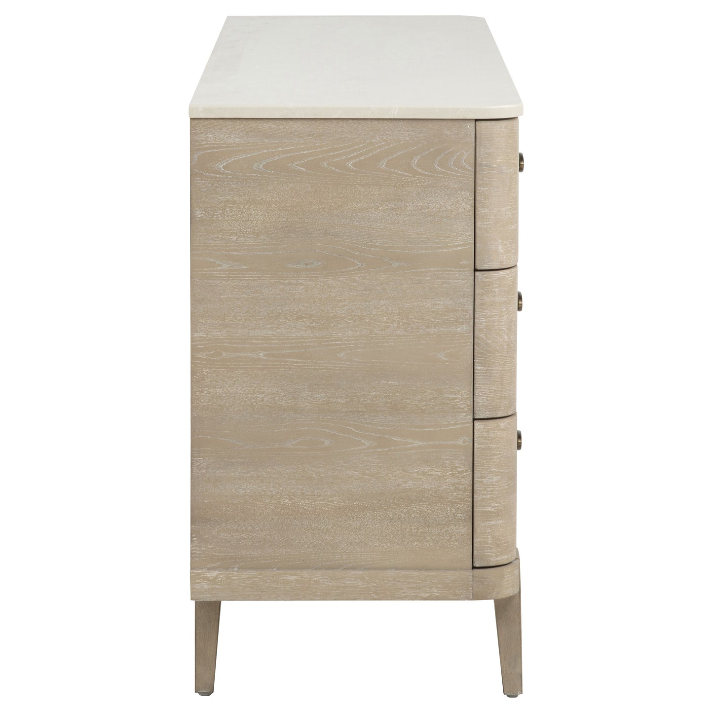 Lucaire 6-drawer Dresser Cabinet Sandstone