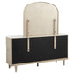 Lucaire 6-drawer Dresser Cabinet with Mirror Sandstone