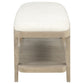 Lucaire Upholstered Bedroom Bench Sandstone