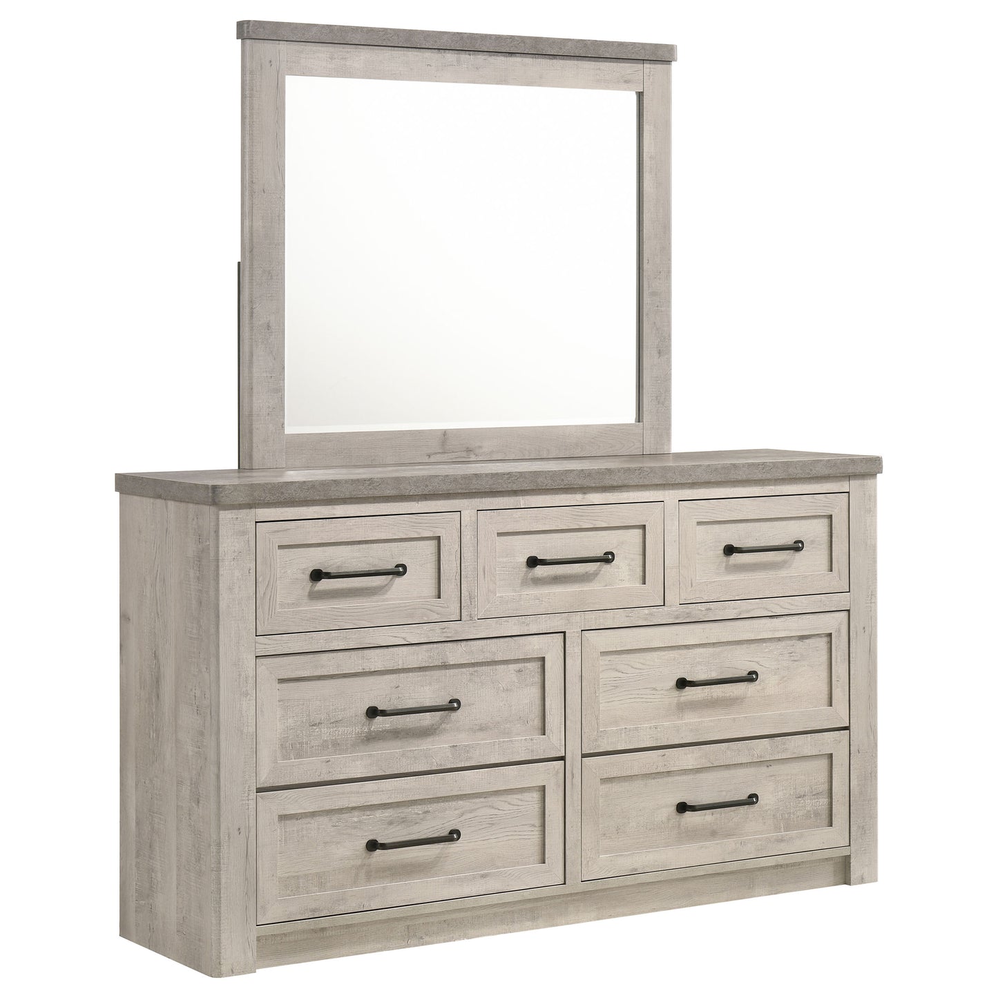 DRESSER WITH MIRROR
