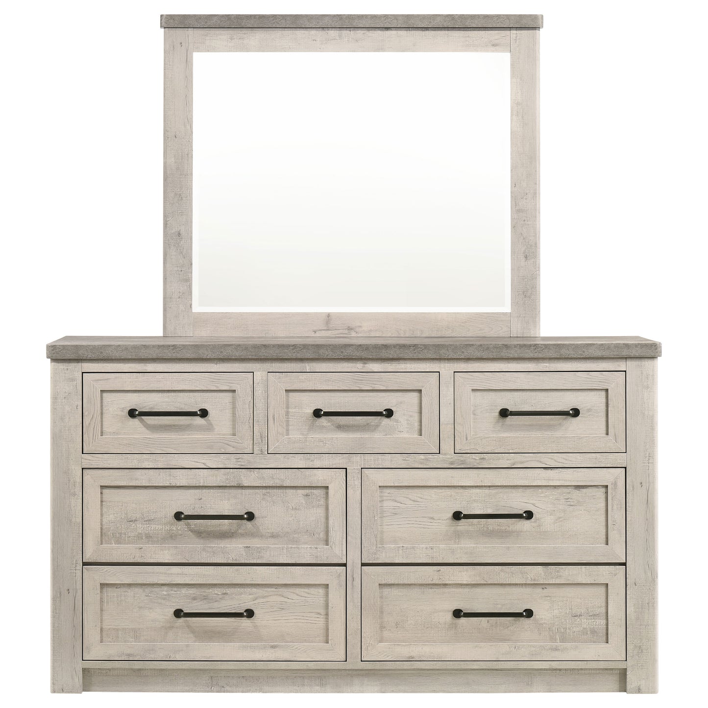 DRESSER WITH MIRROR