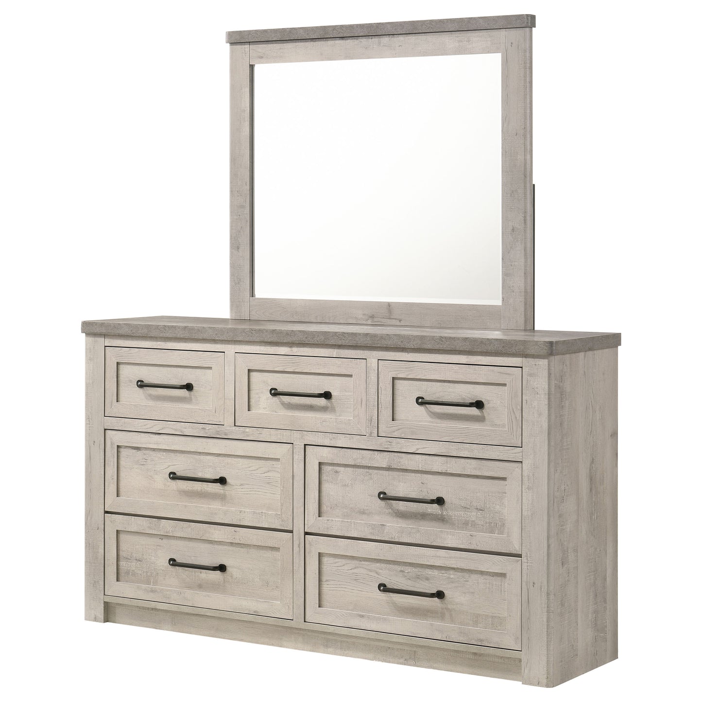 DRESSER WITH MIRROR