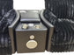 Madden Leatherette Bluetooth Audio Console with Power Outlet Black