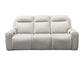 Rojas Dual Power Reclining Sofa with Drop-Down Console Greige