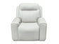 Rojas Dual Power Recliner with Cupholder Storage and LED Lighting Greige