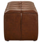 Farrell Leatherette Upholstered Bench Brown