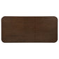 Faulkner 84-inch Extension Wood Dining Table Brown Oak