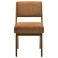 Galindo Upholstered Dining Side Chair Nutmeg (Set of 2)