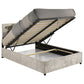 Reeves Upholstered Full Lift-Top Storage Platform Bed Beige